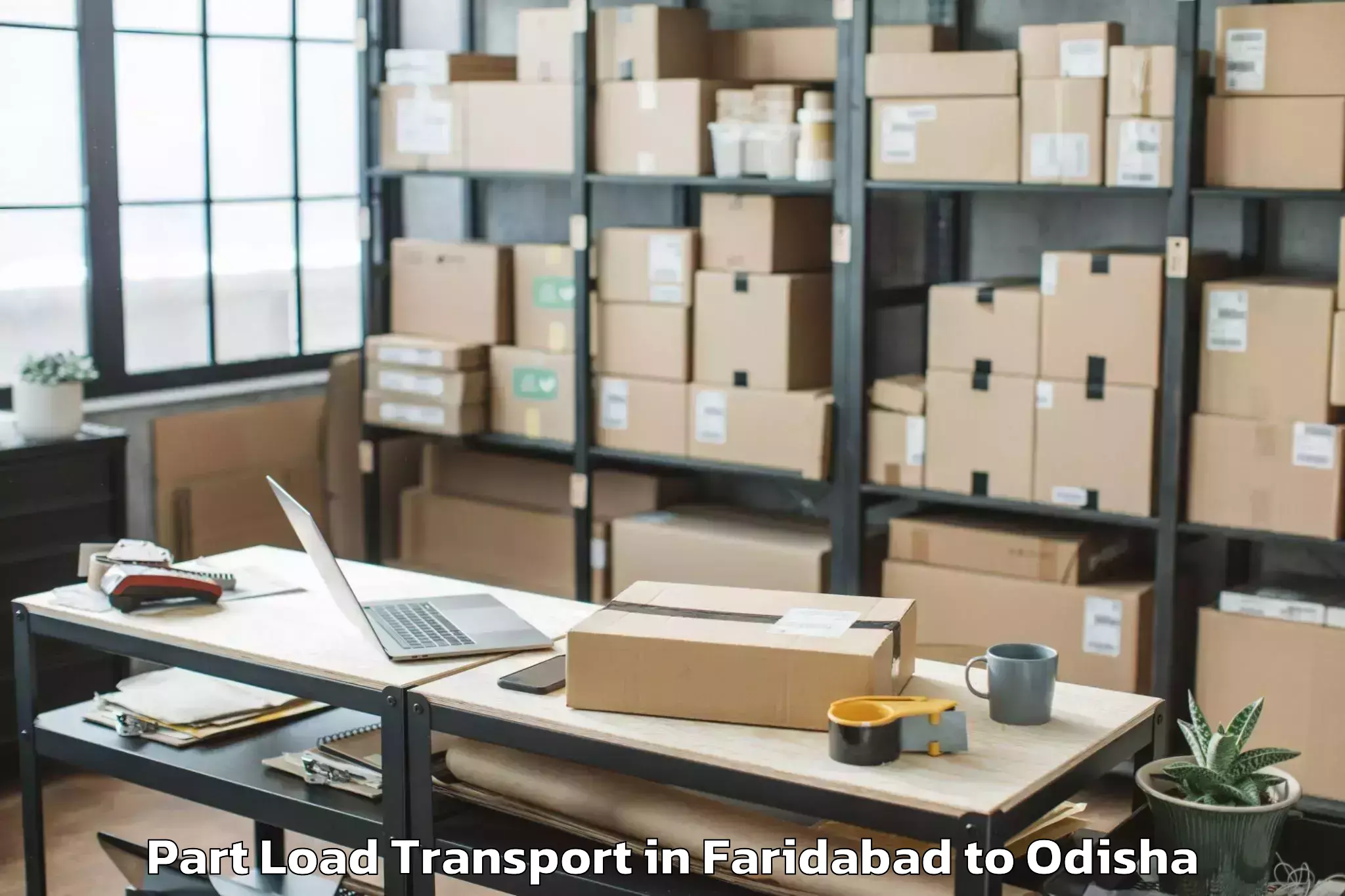 Quality Faridabad to Belaguntha Part Load Transport